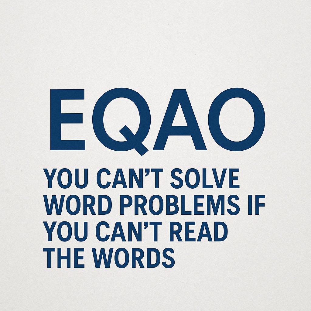 “You Can’t Solve Word Problems If You Can’t Read the Words”